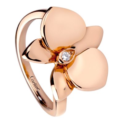 KDY-B4074900蝴蝶花扭臂戒指