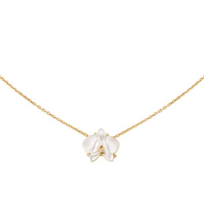 KDY-B7225500小号蝴蝶花栓链吊坠项链