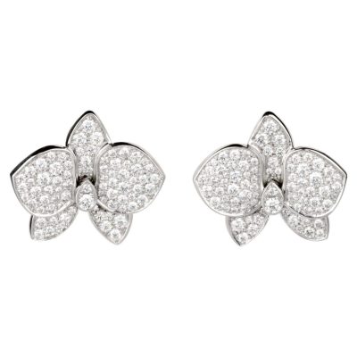KDY-N8042800满钻蝴蝶花耳拍耳环