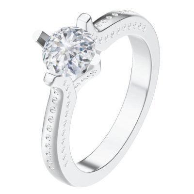 KDY-M5782958客版十字四爪镶石直臂戒约1.15ct戒指