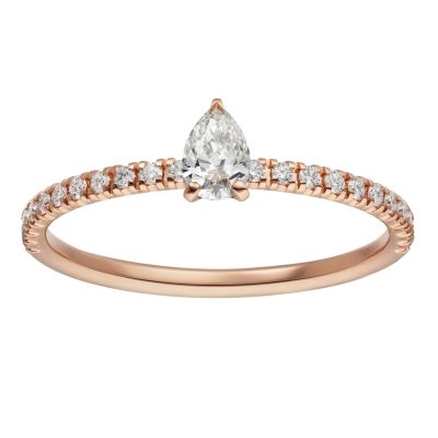 KDY-B4230400梨形钻直臂虎口戒指