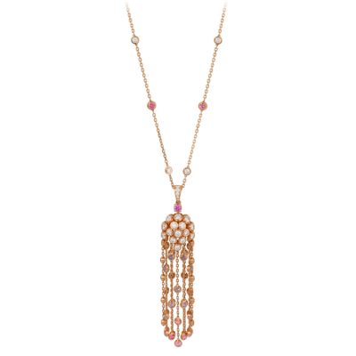 KDY-N7067100水泡包镶流苏项链