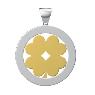 BGL-CL925200四叶草花圆吊坠