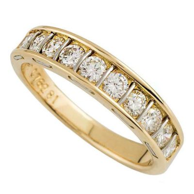 KDY-VA778203分色逼镶半钻条戒