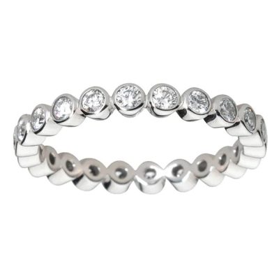 KDY-B4072200水泡圆桶混身条戒指