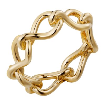 KDY-B4218300光金8字链子戒