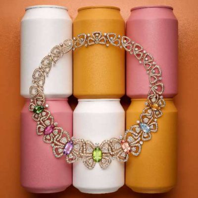 BGL-CL766123满钻互扣蝴蝶大款项链