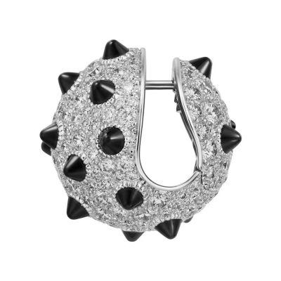 KDY-N8515229刺猬豹纹地雷耳夹