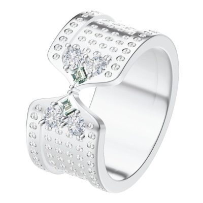 KDY-S4947631满钻双C戒尖头