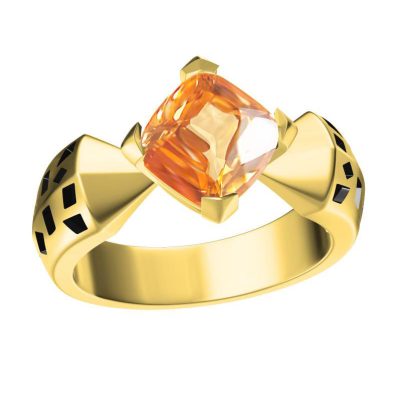 KDY-N3569818四爪分色方彩宝玛瑙剑戟臂戒