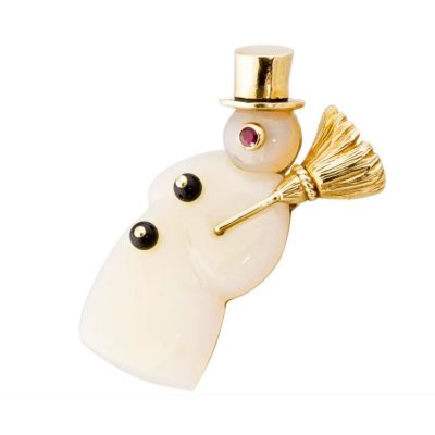 KDY-GB711360拿扫把的雪人