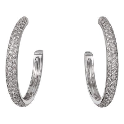 KDY-N8515098满钻C形圆环耳圈耳环