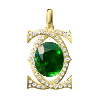 KDY-U3055389-LOGO双C吊坠