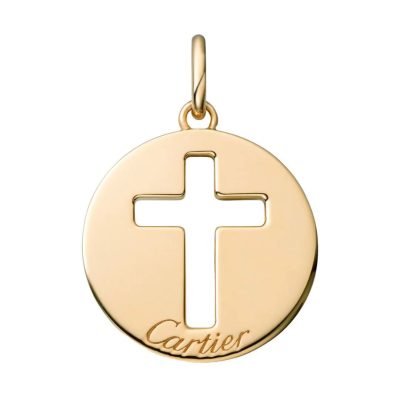 KDY-B3153111圆形十字架镂空吊坠