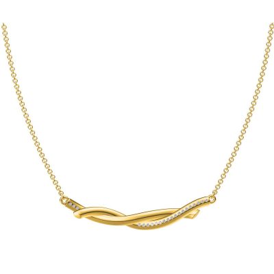 KDY-W8655615半钻树枝扭绳圆形栓链吊坠项链