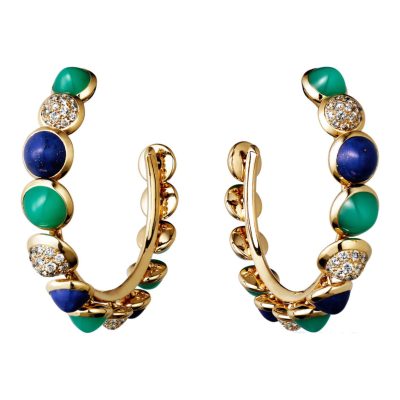 KDY-N8503600尖头圆珠耳钉圆环耳环