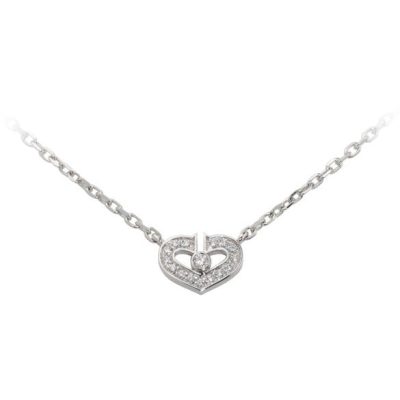 KDY-B3040300开口心形栓链吊坠项链