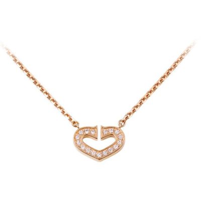 KDY-B7008400开口心形栓链项链