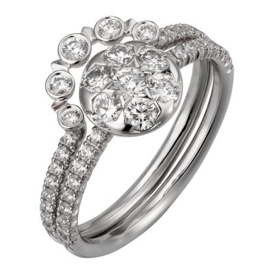 KDY-B4223100星星爪圆形组合戒套戒