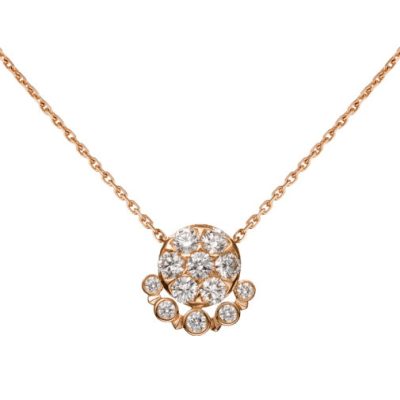 KDY-B7224570心形爪圆形栓链吊坠项链