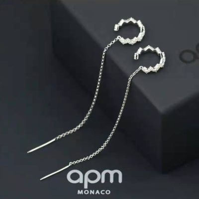 APM-AE9989OX闪电Z字形耳环