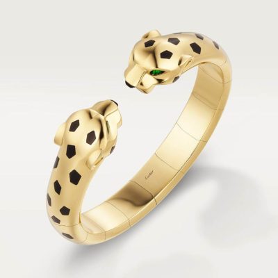 KDY-N6719217直身玛瑙双头豹开口手镯