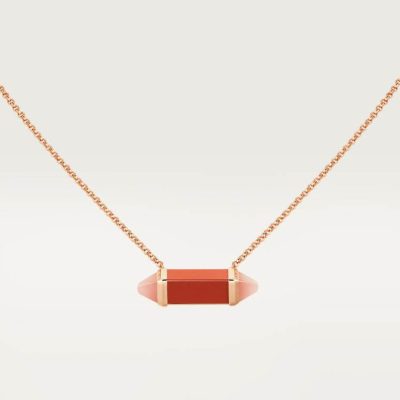 KDY-B7224854尖锥金字塔糖果栓链吊坠项链