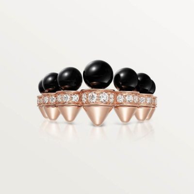 KDY-N4793900金字塔大小珠戒指尖锥铆钉