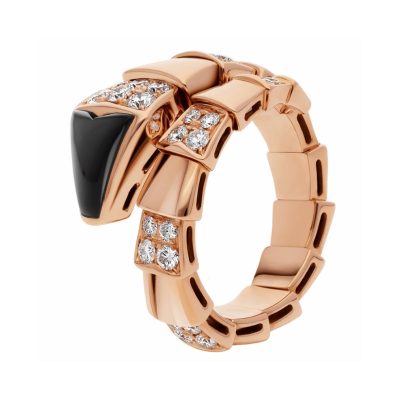 BGL-AN855315蛇半镶头玛瑙一圈戒指客版