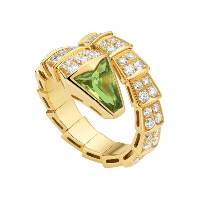 BGL-AN856157蛇满镶头彩宝一圈戒指客版