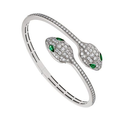 BGL-BR858551大扁头蛇双头蛇满钻手镯