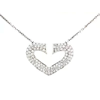 KDY-K1003702大号心形栓链吊坠