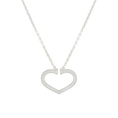 KDY-B3040600开口心形栓链吊坠项链