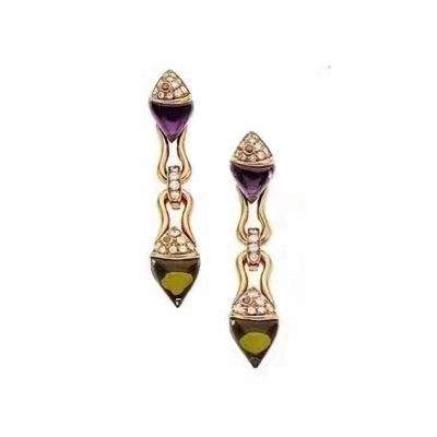 BGL-OR876487彩宝金鱼耳环