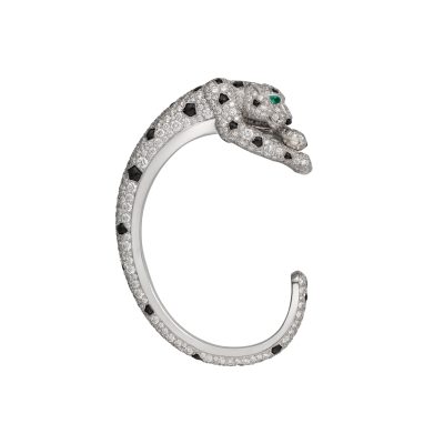 KDY-H8000332耳圈耳套满钻玛瑙两脚豹子耳环