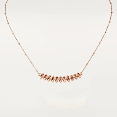 KDY-B7224745 8mm中号光金尖锥铆钉项链