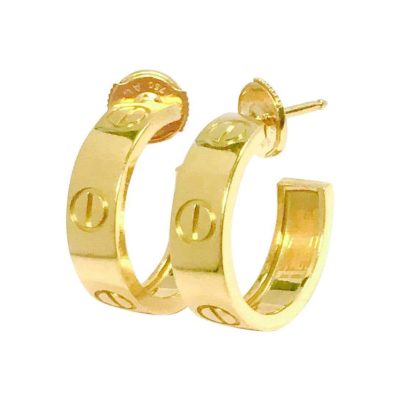 KDY-C54157 5.5宽光金螺丝C字形耳钉