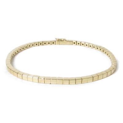 KDY-B2886649光金方块格子手链