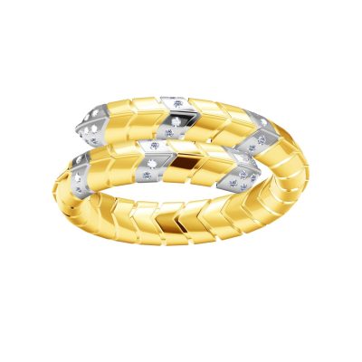 BGL-264914分色编织纹蛇身卷身戒指