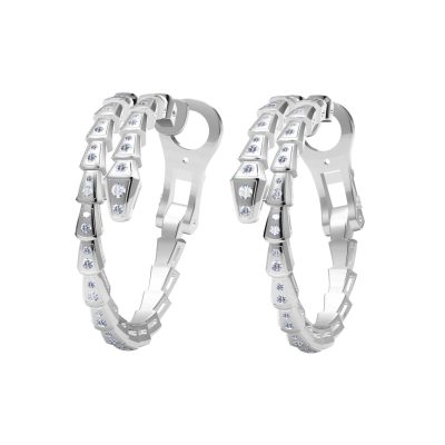 BGL-318812大号蛇满钻窄耳环耳圈