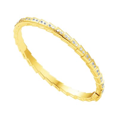 BGL-BR688704实心底片版满镶蛇手镯客版