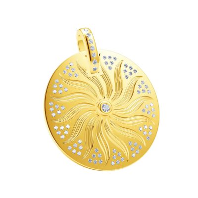BGL-CL376954太阳花圆吊坠