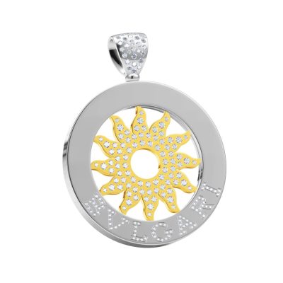 BGL-CL202461火焰圆吊坠