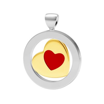 BGL-CL215097心形圆吊坠