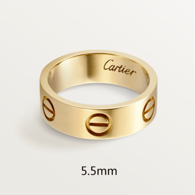 KDY-B4084600光金螺丝5.5MM条戒指