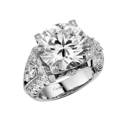 KDY-N485416满钻U形四爪尖头戒指8ct