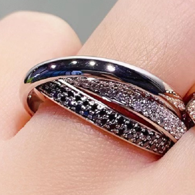 KDY-N158846客板三色环戒指成品2.8mm