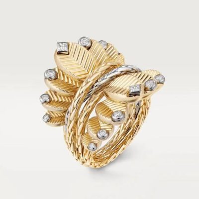 KDY-N4804800咖啡豆扭绳分色戒指