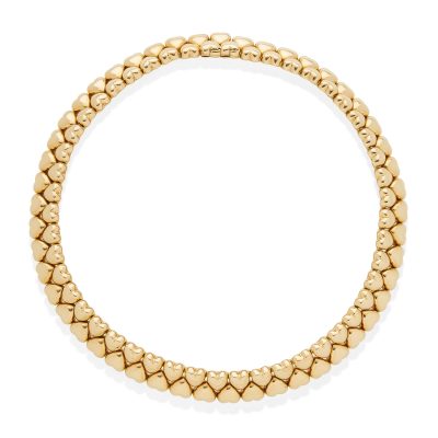 KDY-C50864双重心形活动项链