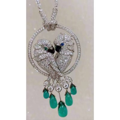 KDY-206631水滴眼鹦鹉项链